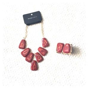 Necklace and matching bracelet